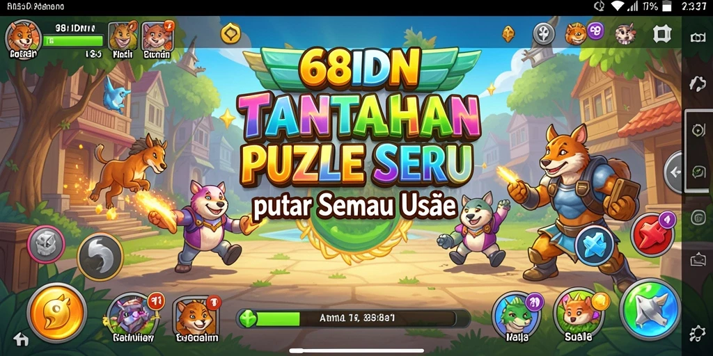 Tampilan gameplay 68IDN yang menarik dan menantang.