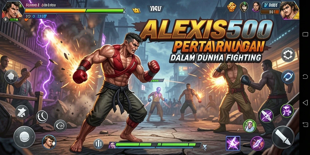 Tampilan gameplay pertarungan seru dari ALEXIS500.