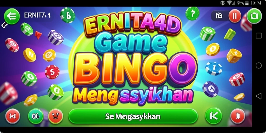Tampilan gameplay Bingo yang seru dan interaktif di ERNITA4D.