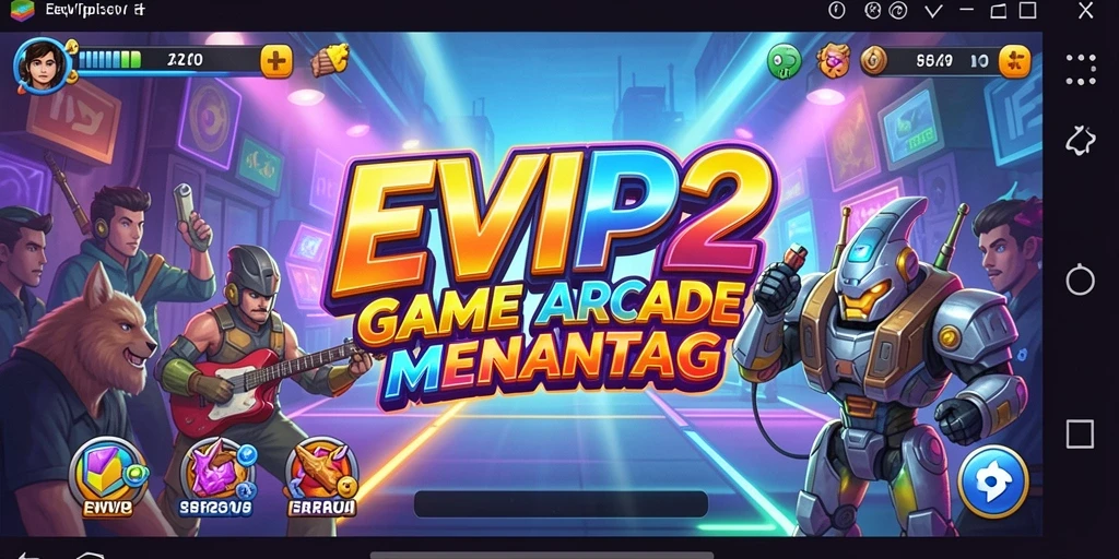 Tampilan gameplay seru dan penuh aksi dalam EVIP2.