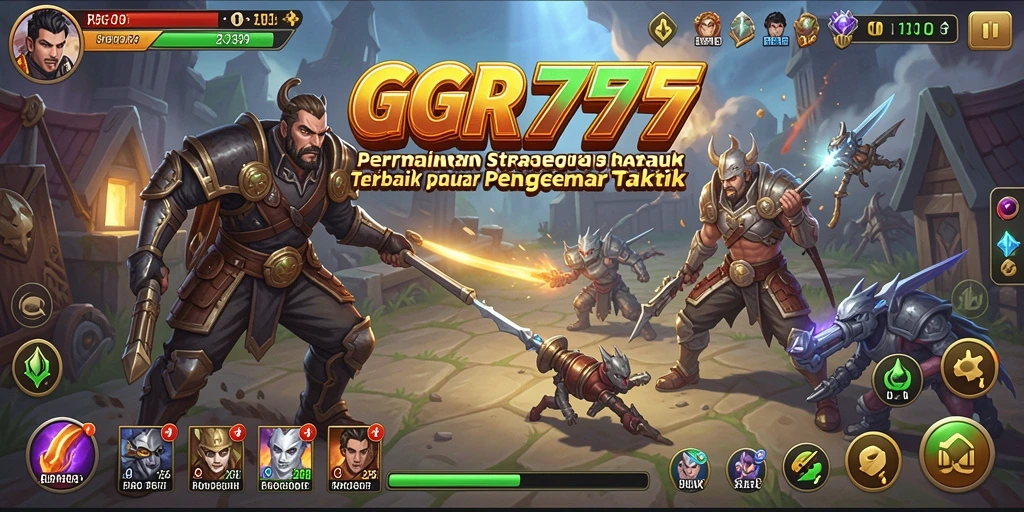 Tampilan gameplay strategis yang menegangkan di GGR7777.