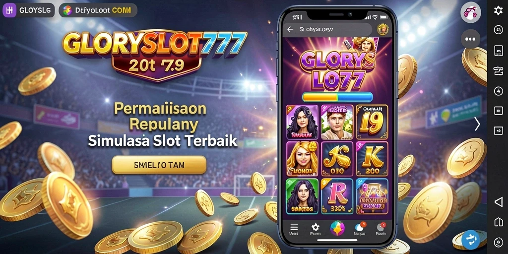 Tangkapan layar gameplay GLORYSLOT777 dengan tema slot yang menarik.