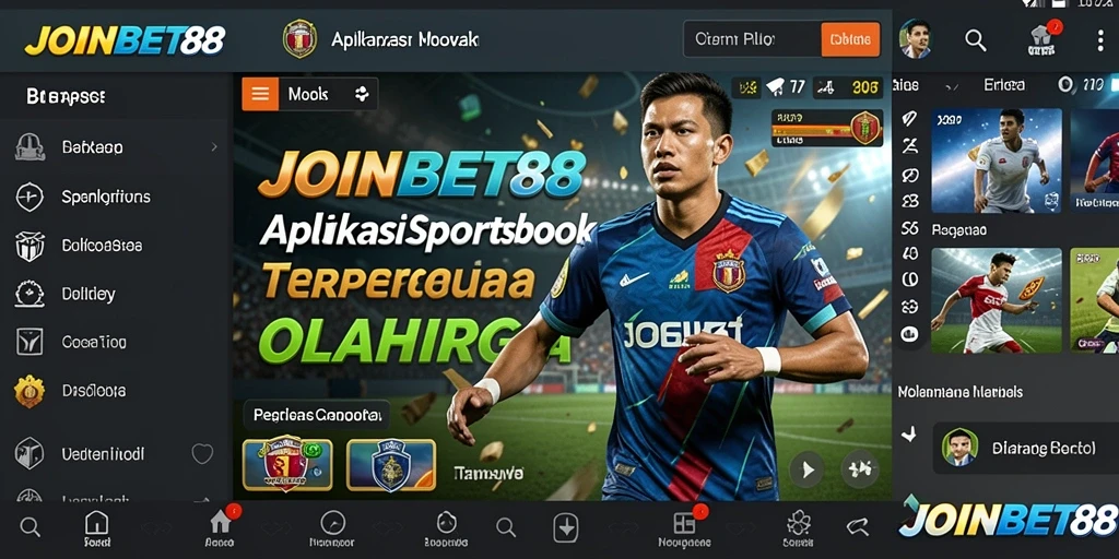 Tampilan antarmuka modern JOINBET88 saat pengguna memasang taruhan.
