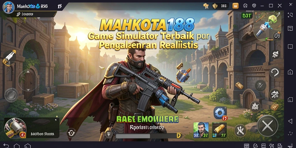 Tampilan gameplay MAHKOTA188 yang mendalam dan realistis.