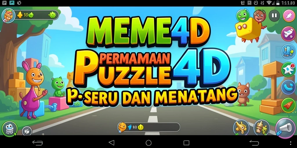 Tampilkan gameplay menarik dari game Puzzle MEME4D.