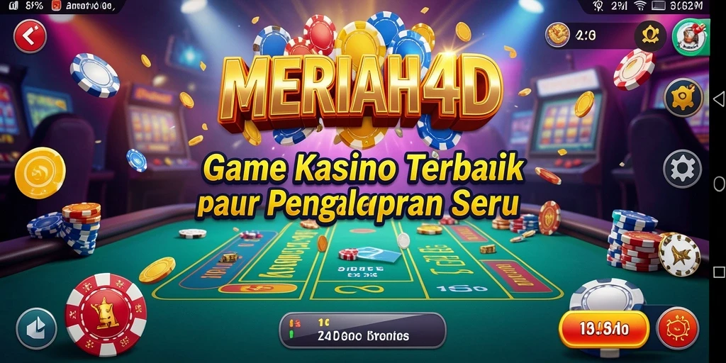 Screenshot gameplay MERIAH4D menampilkan keseruan permainan Kasino.