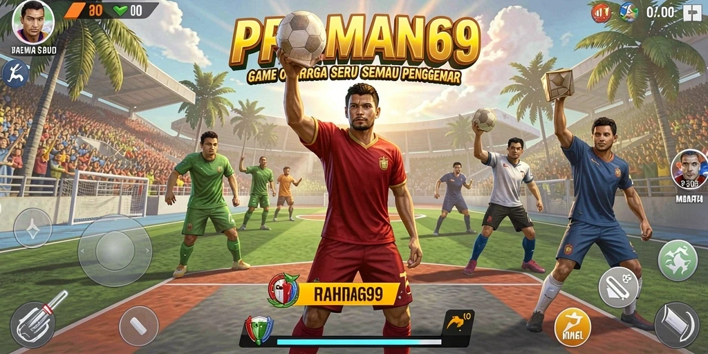 Tampilan utama gameplay PREMAN69 yang seru dan menantang.