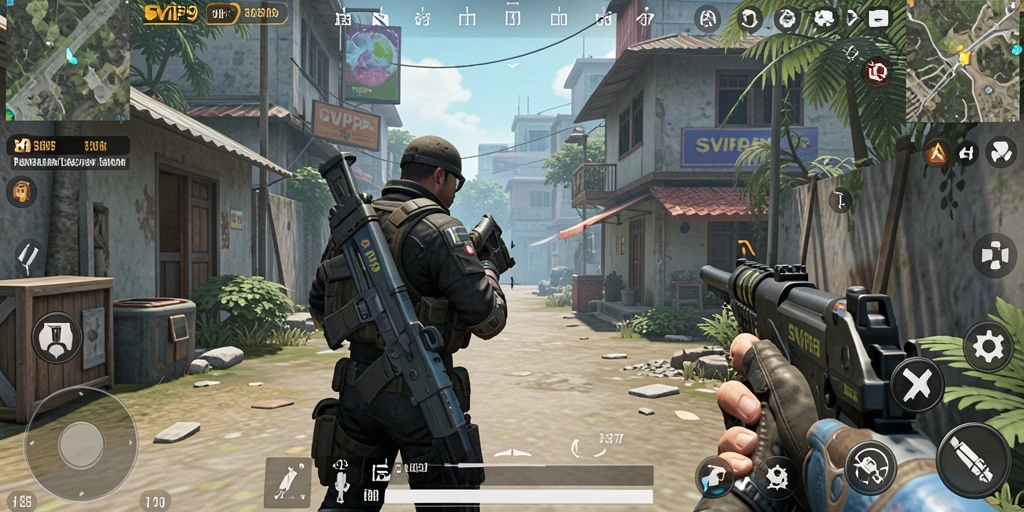 Screenshot gameplay SVIP9 menampilkan simulasi yang realistis dan interaktif.