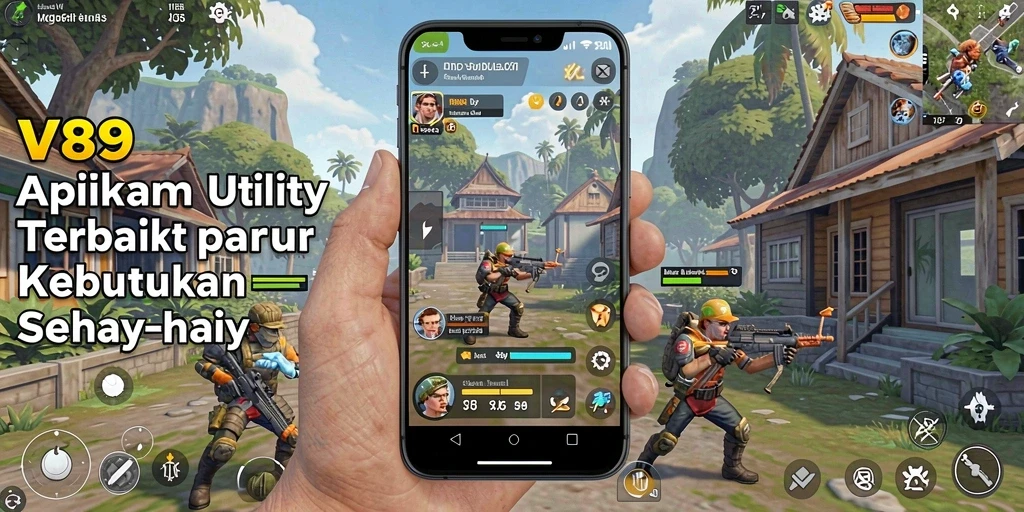 Tampilan antarmuka V89 yang intuitif dan user-friendly.