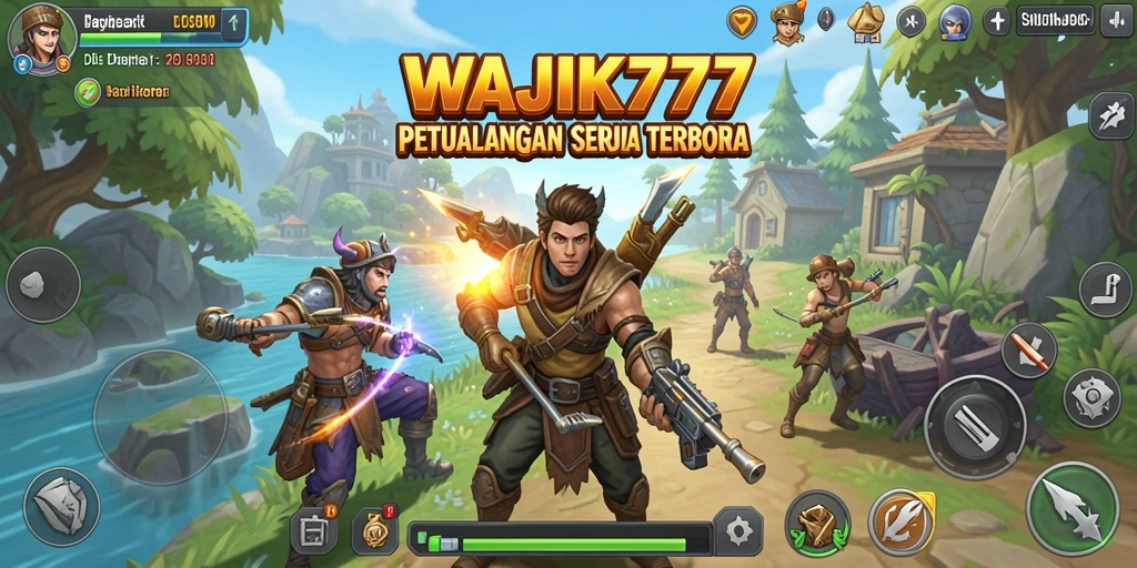 Tampilan menarik dari gameplay Open World dalam WAJIK777.